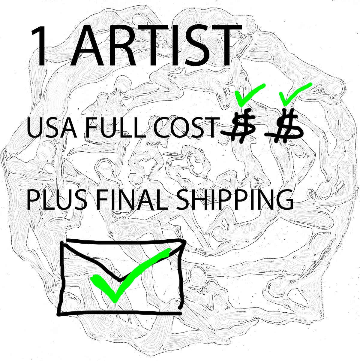Artist FULL Participation Including Final Shipping to USA $98